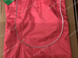 Bright pink dog jacket