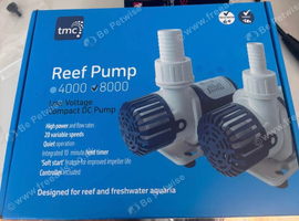 TMC Reef DC Return Pump 8000 + Controller + Additional Suctions (Boxed Up)