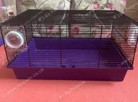 Hamster cage + food for sale