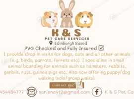 animals boarding & pop in visit
