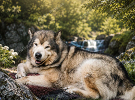 Top class alaskan malamute puppies