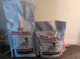 I have  2 large bags of unopened Royal cannin  dry dog biscuits