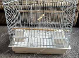 White bird cage