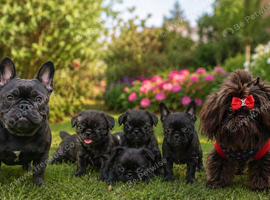 French bulldog Shih Tzu