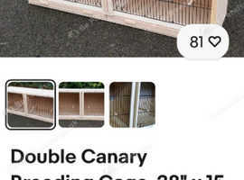 Canary twin breeding boxes