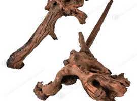 Aquarium Wood Root Decoration Fish Tank Natural Driftwood Purple Mahogany