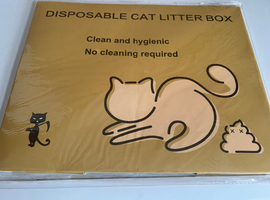 Disposable litter boxes x 5