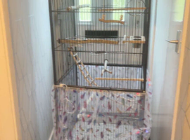 large bird cage