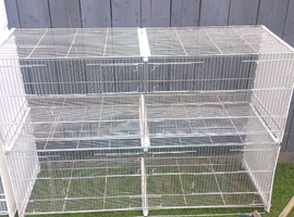 Wire +platic bird cages