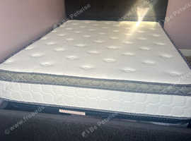 Bed with new mattress