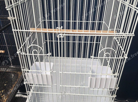 Small bird cage with stand