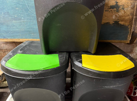 Feed bins x3