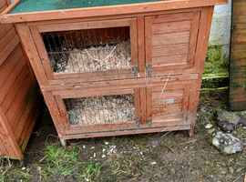 Rabbit/guinea pig double hutch