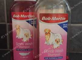 (091) Bob Martin puppy shampoos x2