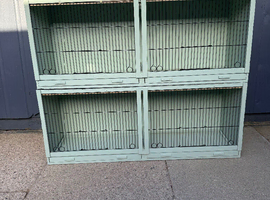 2 double breeder cages