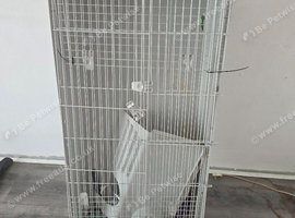 Indoor rabbit cage