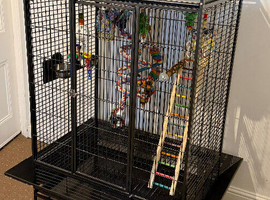 Large parrot cage for sale