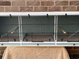 Bird Box X 3 Triple Breeding Cages Finch Canary