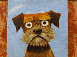 Hand painted cartoony Pet Portraits