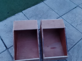 2 rabbit nesting boxes