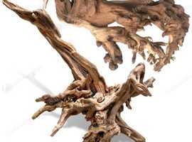 Natural Mopani Wood Aquarium Fish Tank Decor driftwood 30cm-35cm