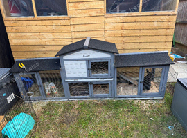Large grey hutch