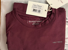 Ladies training shirt chocolate