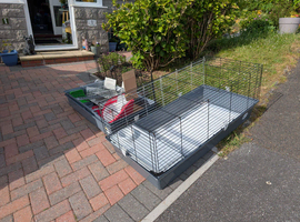 Two Rabbit Cages