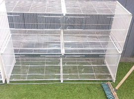 Wire +platic bird cages
