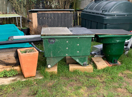 Kockney koi fitter with vortex pool and 18000 litres pump and algae master 15 yamitsu uv