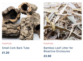 Full Range of Isopod, Millipede, Springtail & Invertebrate Accessories