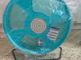 Hamster wheel. 28cm Trixie Hamster Wheel. Blue.