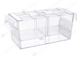 Acrylic Fish Breeding Isolation Box Betta Fish Aquarium Breeder Fish Tank Hatch