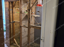 Wooden aviary for sale