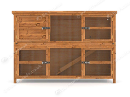 6 foot two tier rabbit hutch
