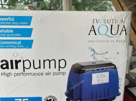 Evolution Aqua High Performance Aquarium Air Pump 75 LPM