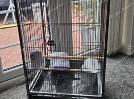Parrot cage on castors small n compact brand new