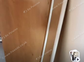 Tall white mirror