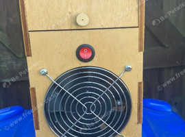 Bird seed husk separating machine