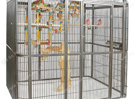 rain forest parrot cage and 4 feet cages 2 in number