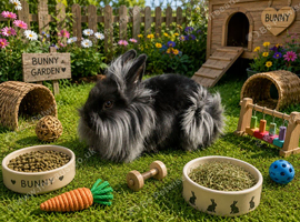 Miss bun the baby Lionhead