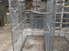 Aluminium aviary&rsquo;s x3 8x3x6