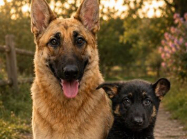 Stunning German Shepherds