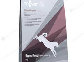 Trovet hypoallergenic dog food bundle - insect. 1 x 3kg bag kibble and 13 x 400g tins wet of food