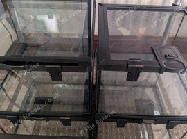 8 x matching tarantula enclosures