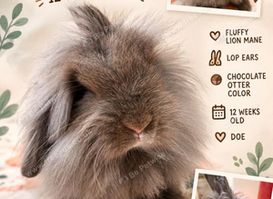 Mini lop , lion lop