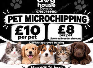 Dog & Cat Microchipping - The Dog House Denaby