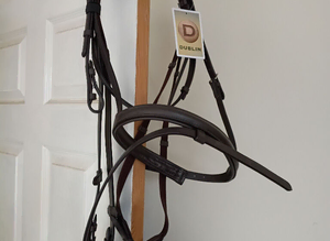 Dublin flash cob leather bridle new with tags