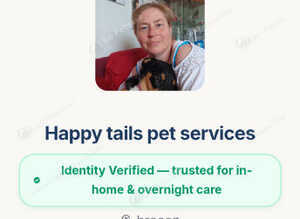 Qualified and experienced dog walker/pet sitter