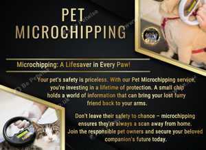Pet Microchipping Services - Your pet's safety is priceless.